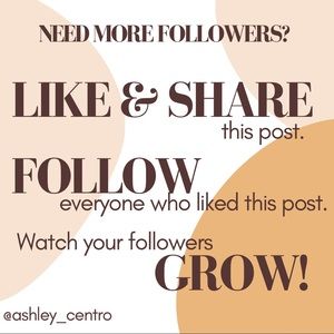 LIKE, SHARE, FOLLOW!